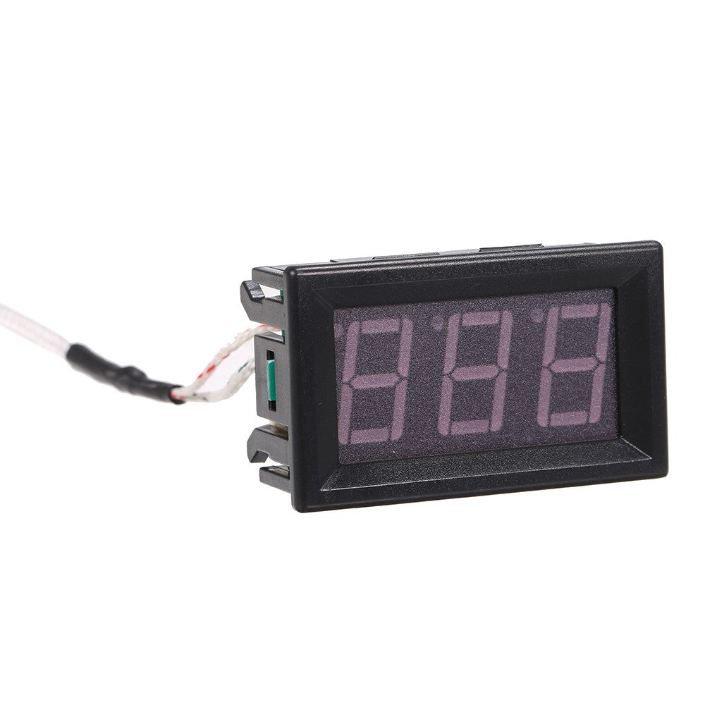 XH-B310 Industrial Digital Thermometer 12V Temperature Meter K-type M6 Thermocouple Tester - Red
