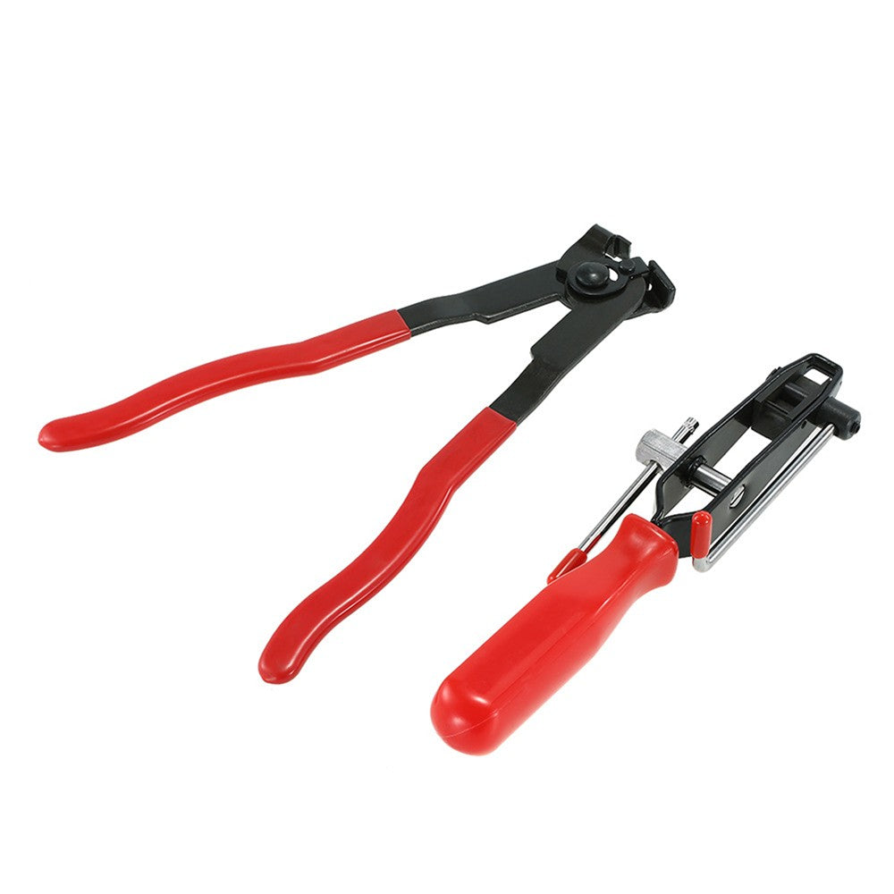 2 in 1 Auto CV Joint Ear Clamp Car Banding Tool + Boot Climp Plier Kit Set