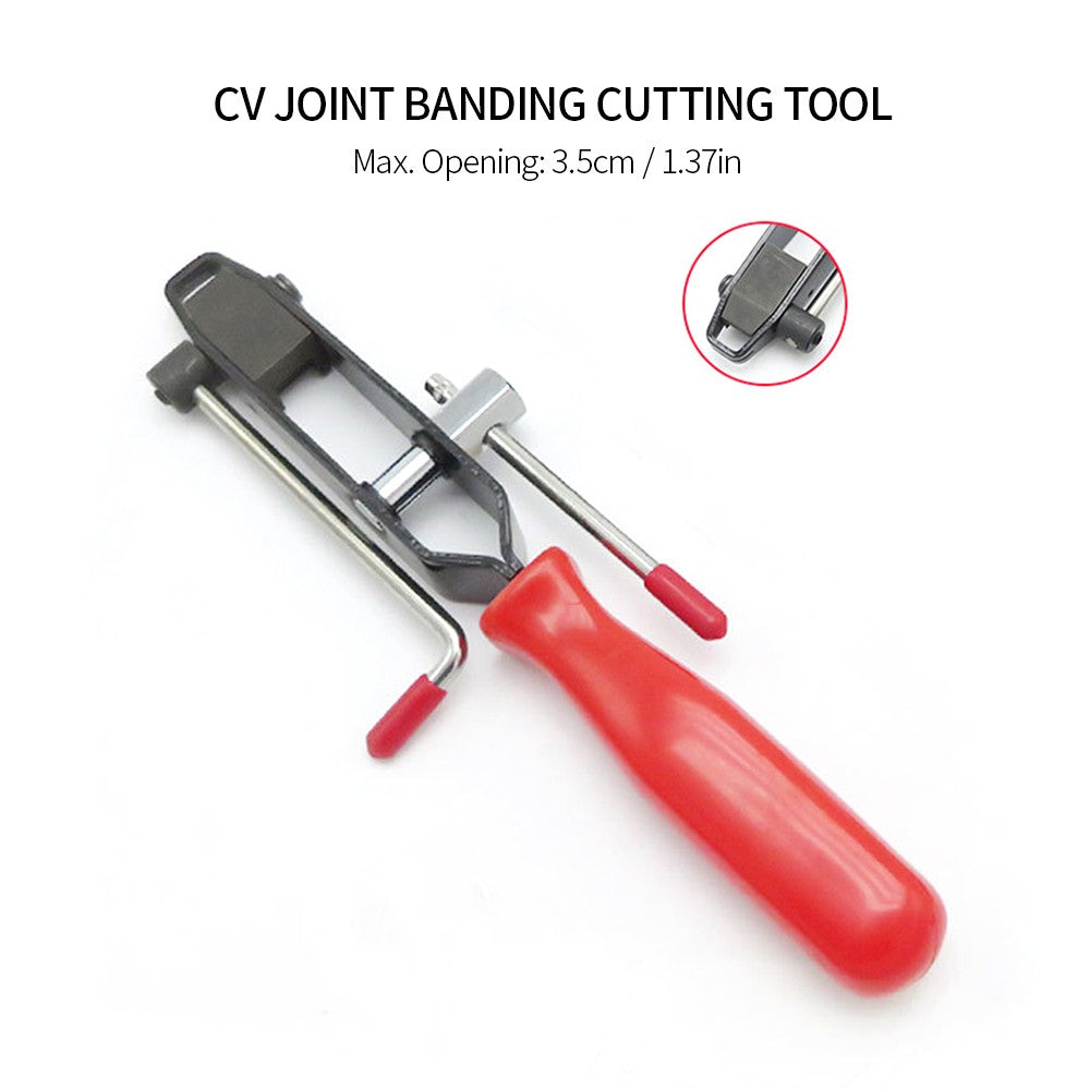 2 in 1 Auto CV Joint Ear Clamp Car Banding Tool + Boot Climp Plier Kit Set