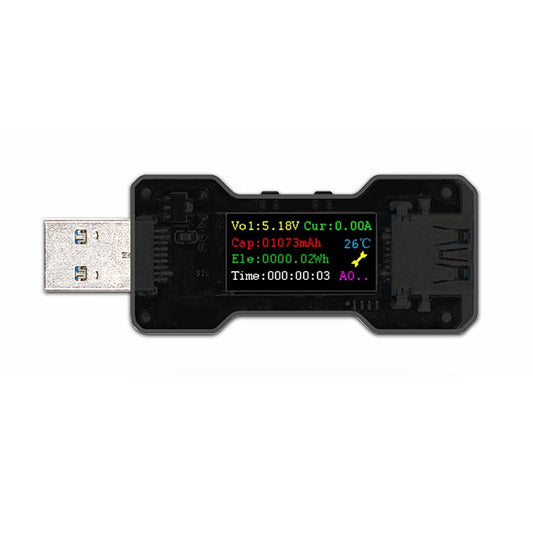 FNB18 USB Color Screen Tester DC Digital Voltmeter Amperemeter Current Voltage Meter Amp Volt Ammeter Detector Power Bank Recharger Indicator