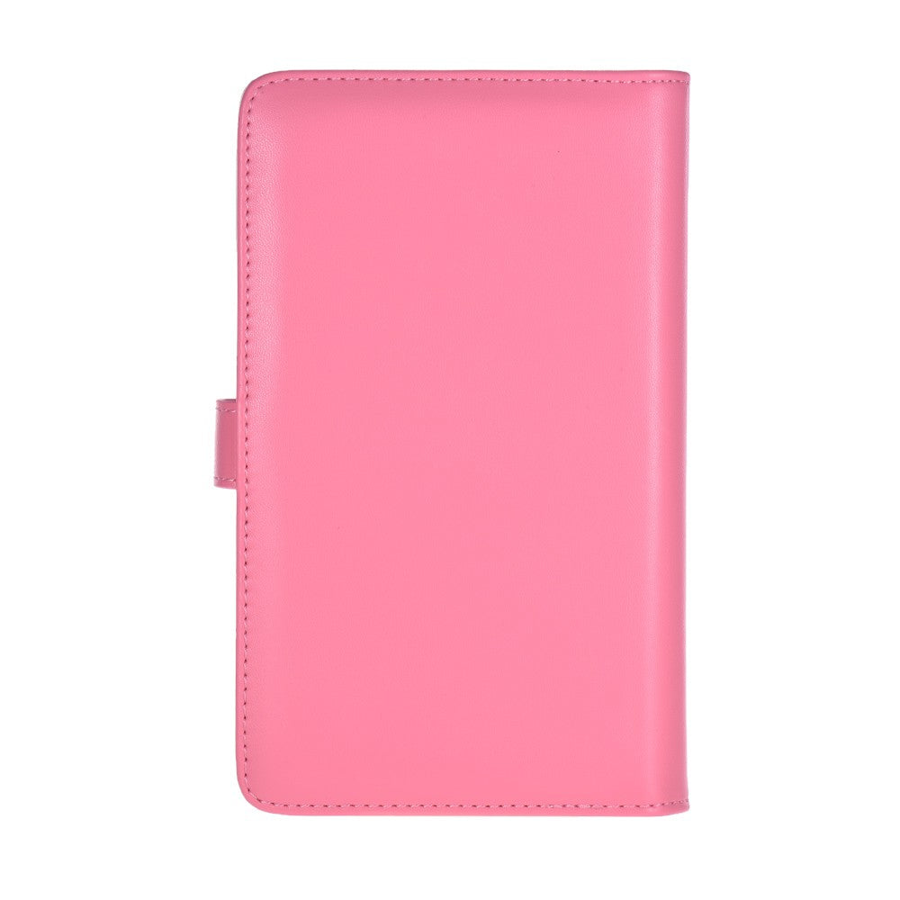80 Pockets Portable Mini Magnetic Closure Photo Album Photo Pictures Book Album - Pink