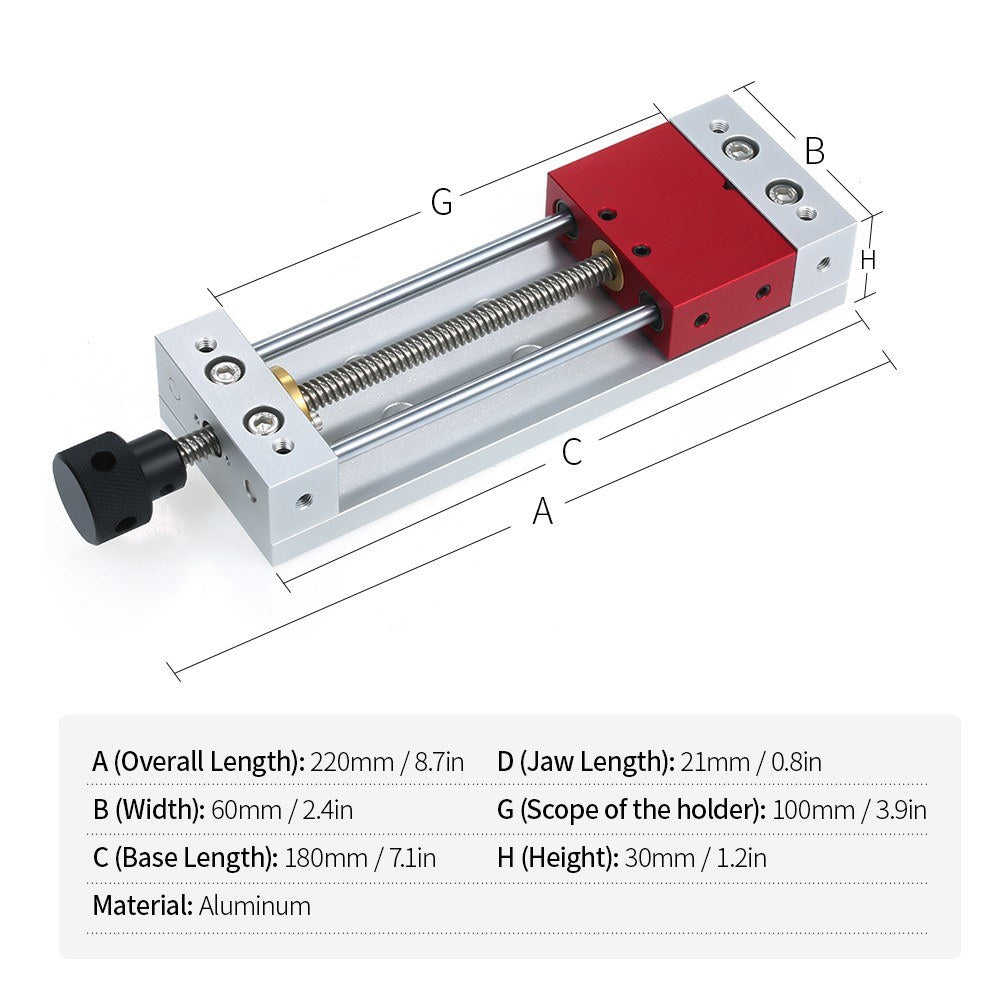 Wood Carving Vise Polished High Precision Grinder CNC Mini Model Vise for Surface Grinding Machine Milling Desktop Pliers