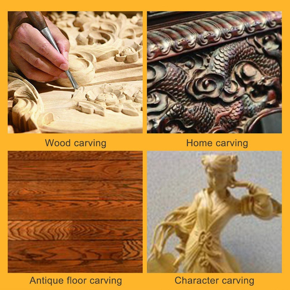 Professional Wood Chisel Extension Set Flexible Quick Change Woodworking Tool - Type 2