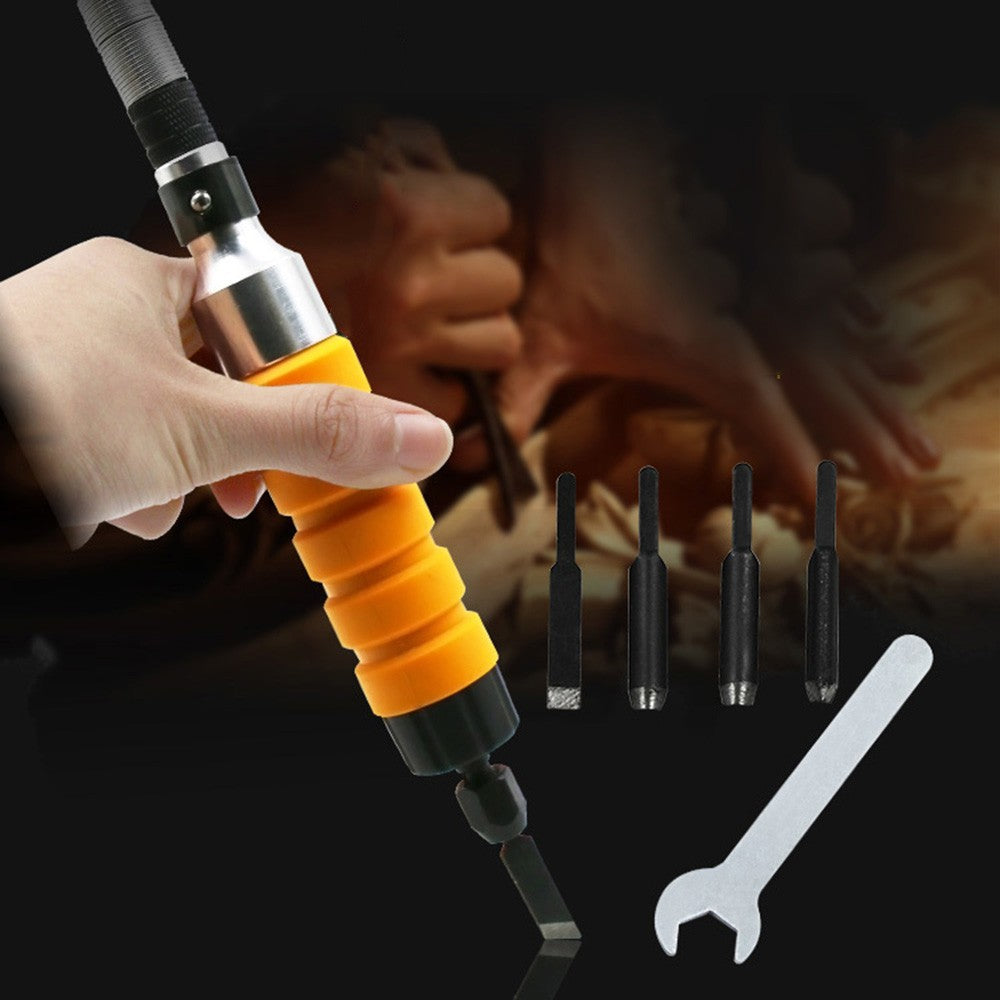Professional Wood Chisel Extension Set Flexible Quick Change Woodworking Tool - Type 2
