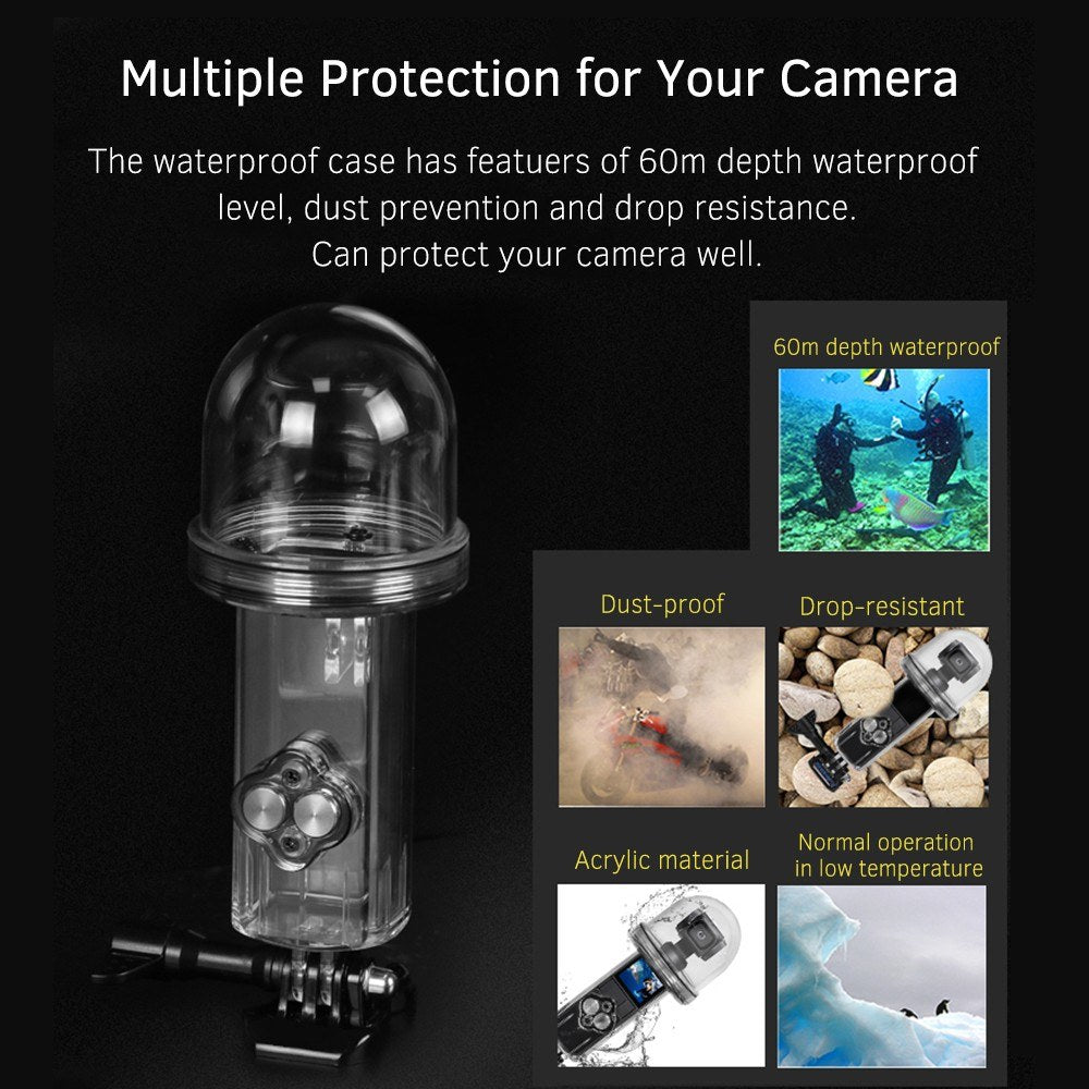 Professional Diving Waterproof Case Protective Shell Camera Housing for DJI OSMO Pocket Camera