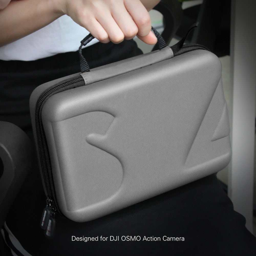 Portable Scratch-proof Carrying Case Bag Box with Zipper for OSMO Action Camera and Accessories - Standard Carrying Case