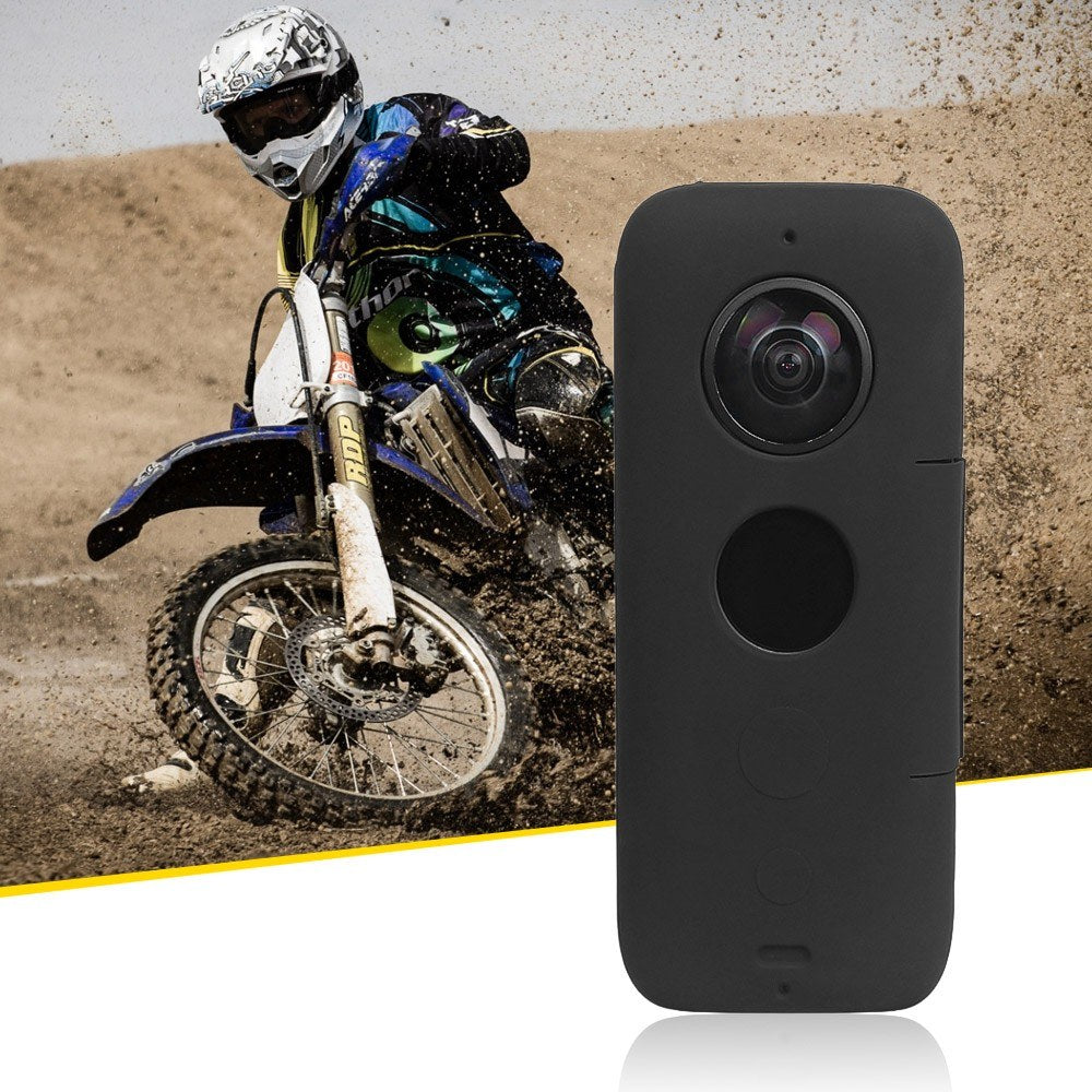 Silicone Camera Case Protector with Lens Protecting Cover for Insta360 One X Action Camera Accessories