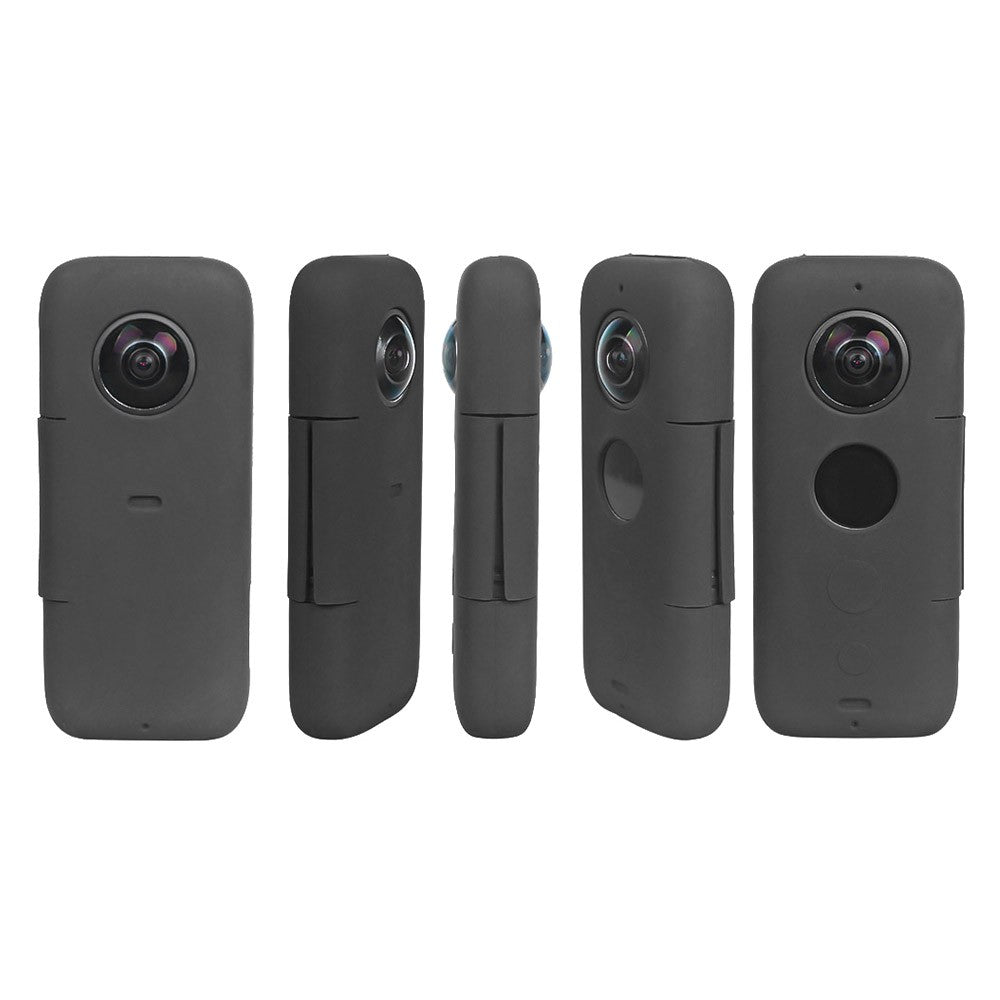Silicone Camera Case Protector with Lens Protecting Cover for Insta360 One X Action Camera Accessories