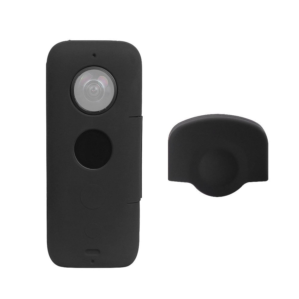 Silicone Camera Case Protector with Lens Protecting Cover for Insta360 One X Action Camera Accessories