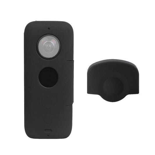 Silicone Camera Case Protector with Lens Protecting Cover for Insta360 One X Action Camera Accessories