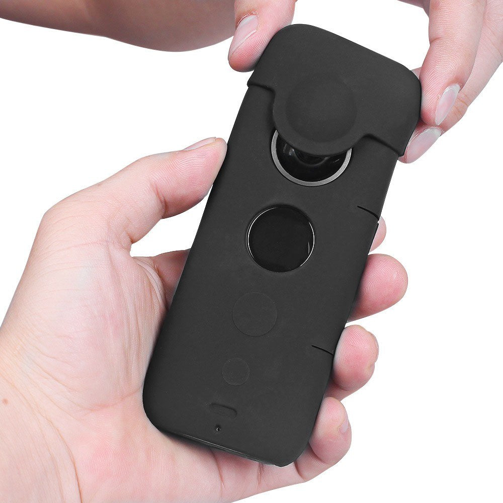 Silicone Camera Case Protector with Lens Protecting Cover for Insta360 One X Action Camera Accessories