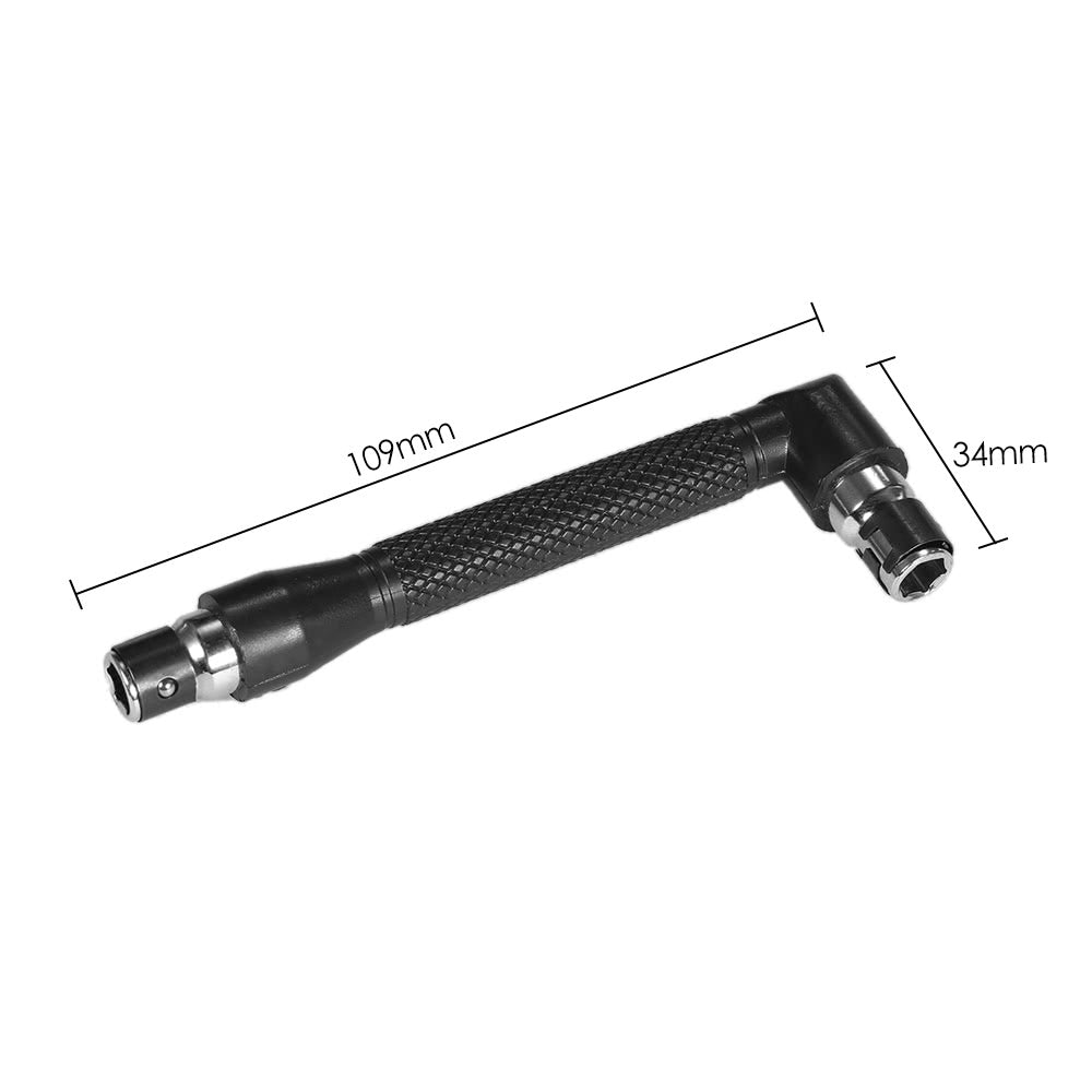L-shaped Angle Head Socket Wrench Double-head Screwdriver Bits