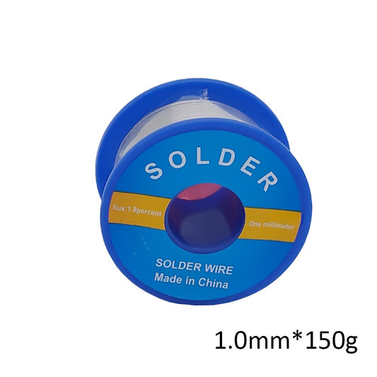 60/40 Tin Lead Solder Wire with Rosin for Electrical Soldering - 1.0mm x 150g