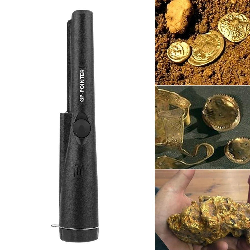 High Sensitivity Metal Detector Pin Pointer GP-PointerS GP360 All Metal Gold Finder Tool - Black