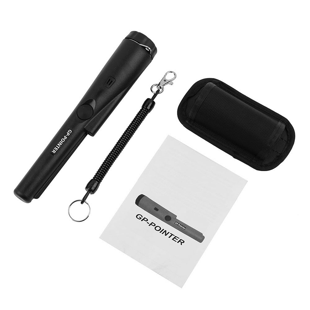 High Sensitivity Metal Detector Pin Pointer GP-PointerS GP360 All Metal Gold Finder Tool - Black