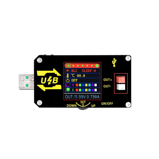 Color Screen USB Voltage Converter Buck Boost Regulator Module