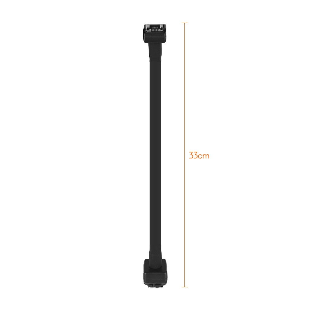 Flexible E-TTL Hot Shoe Extension Shelf Rod Flash Light Speedlite Bracket for Canon EOS DSLR Cameras