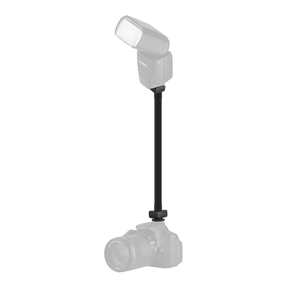Flexible E-TTL Hot Shoe Extension Shelf Rod Flash Light Speedlite Bracket for Canon EOS DSLR Cameras