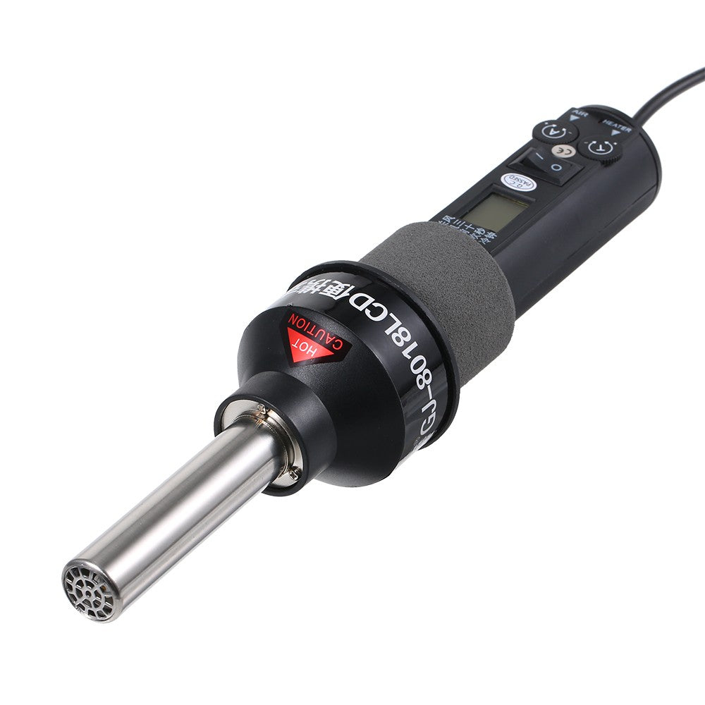 Portable Temperature Controlled Hot Air Machine LCD Display Screen 110V 200W - EU Plug