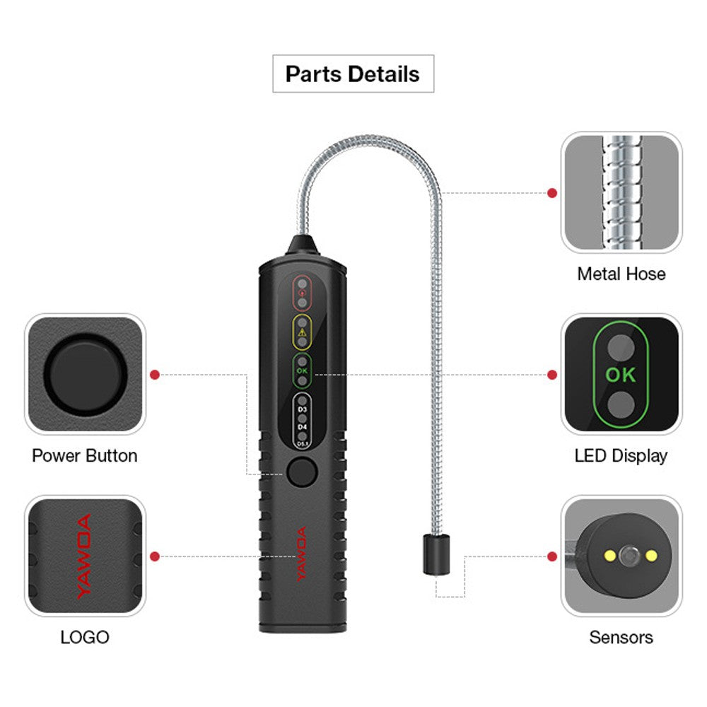 Automobile Brake Oil Detector Automobile Brake Oil Testing Pen Water Brake Fluid Tester Universal LED Indicator Testing Tool