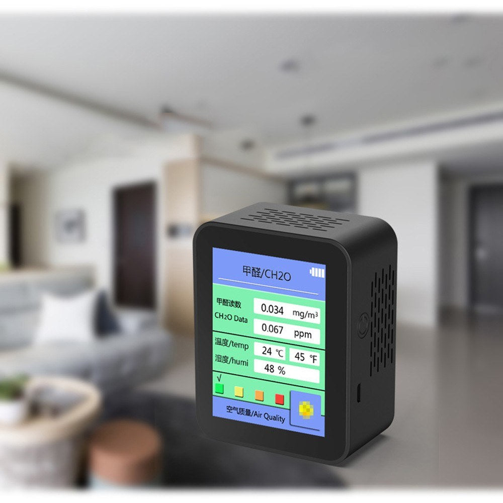 Formaldehyde Self-test Convenient Fast Detector Profession Air Quality Temperature Humidity Indicator Accurate Formaldehyde Detectors
