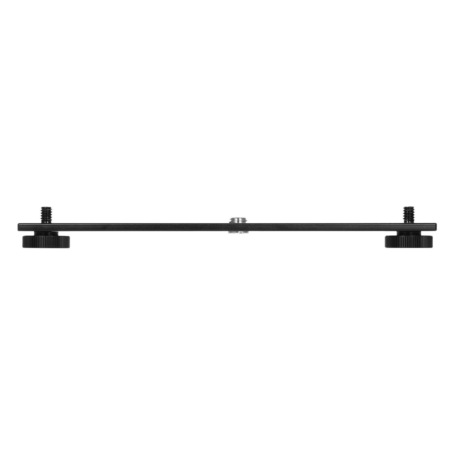 Dual Camera Mount Tripod Bracket Camera Flash Brackets Extension Bar with 1/4 Inch Screw for Camera DSLR LED Light Stand Microphone