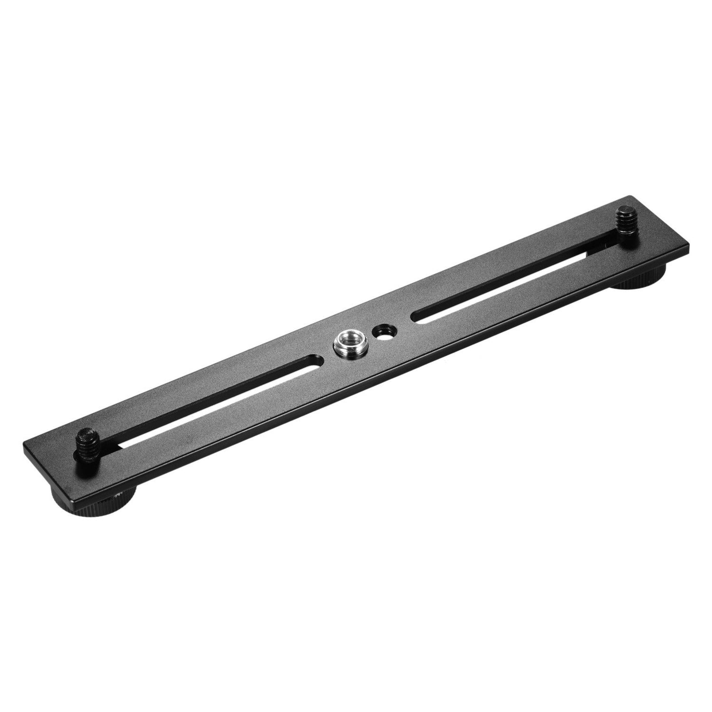 Dual Camera Mount Tripod Bracket Camera Flash Brackets Extension Bar with 1/4 Inch Screw for Camera DSLR LED Light Stand Microphone