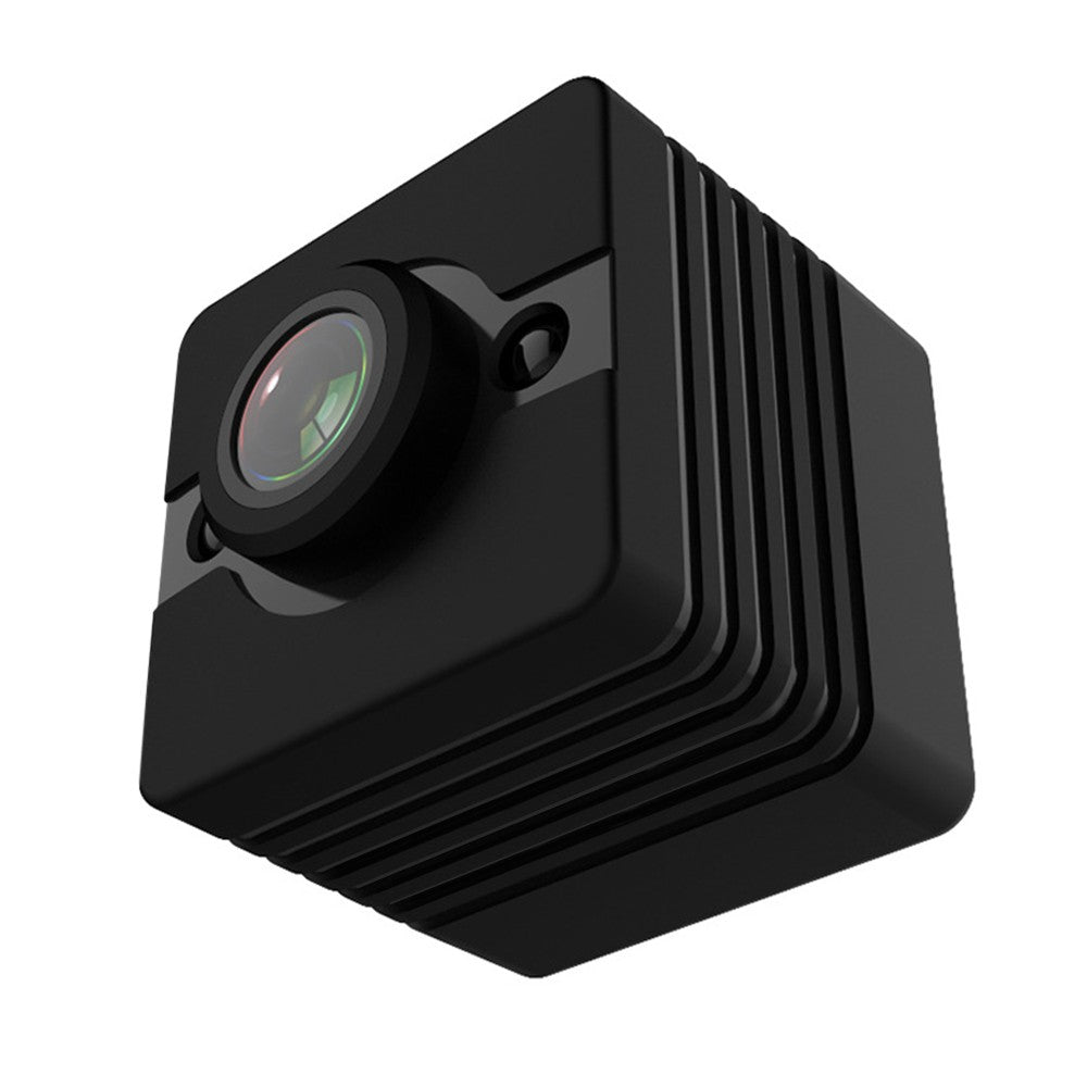 1080P 12MP Mini Micro Camera Full HD Video Cam 155&#176; Wide Angle Lens Night Vision Audio Motion Detection with Clip Camera Mount Waterproof Shell