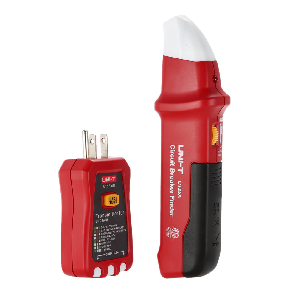 UNI-T UT25A Automatic Circuit Breaker Finder Socket Tester with LED Indicator - UT25A