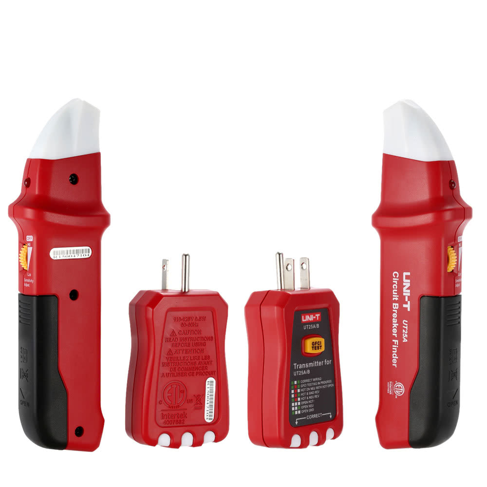 UNI-T UT25A Automatic Circuit Breaker Finder Socket Tester with LED Indicator - UT25A