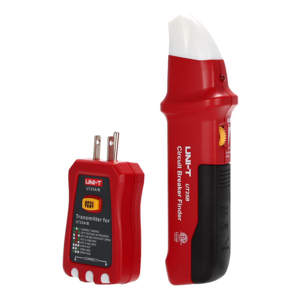 UNI-T UT25B Automatic Circuit Breaker Finder Socket Tester with LED Indicator - UT25B