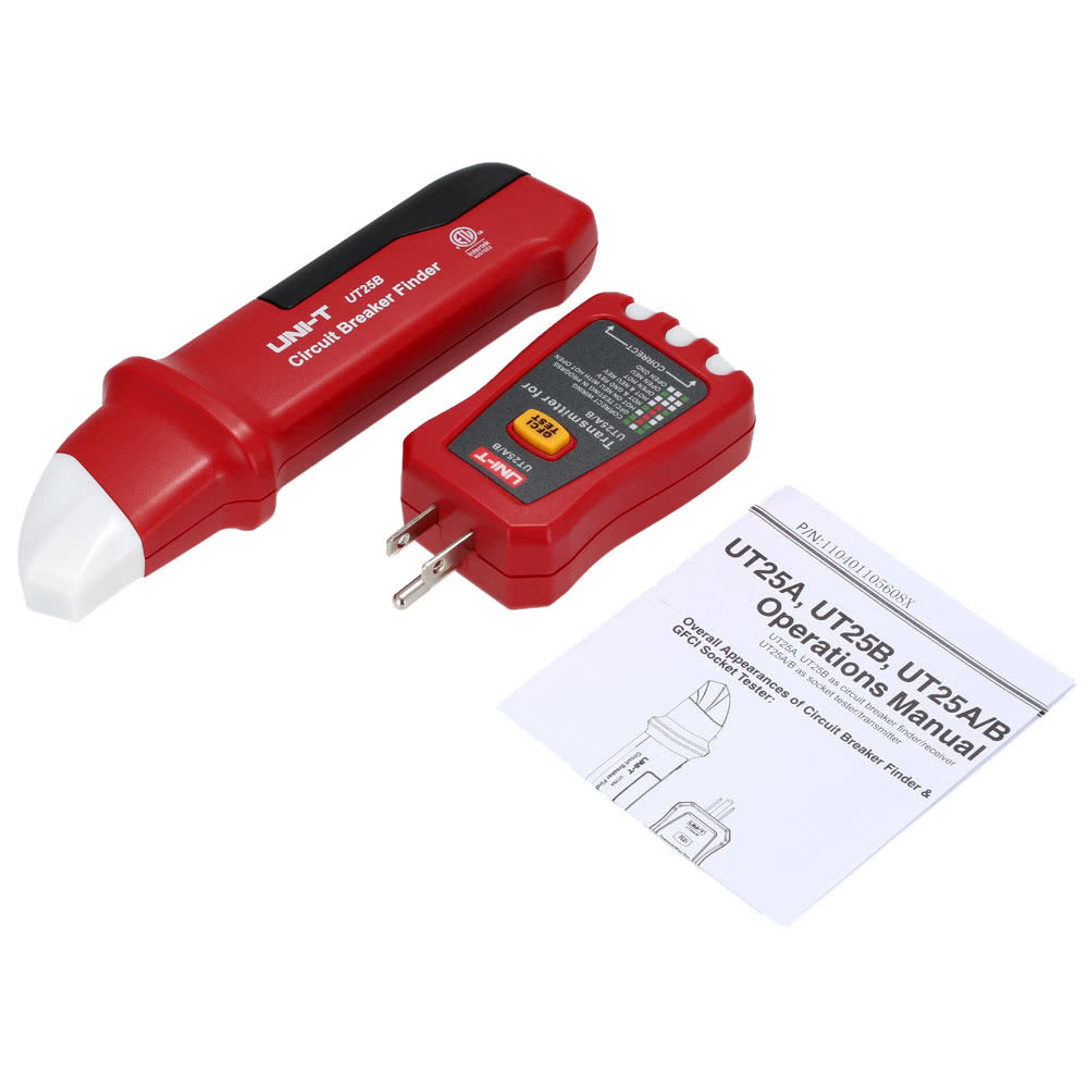 UNI-T UT25B Automatic Circuit Breaker Finder Socket Tester with LED Indicator - UT25B