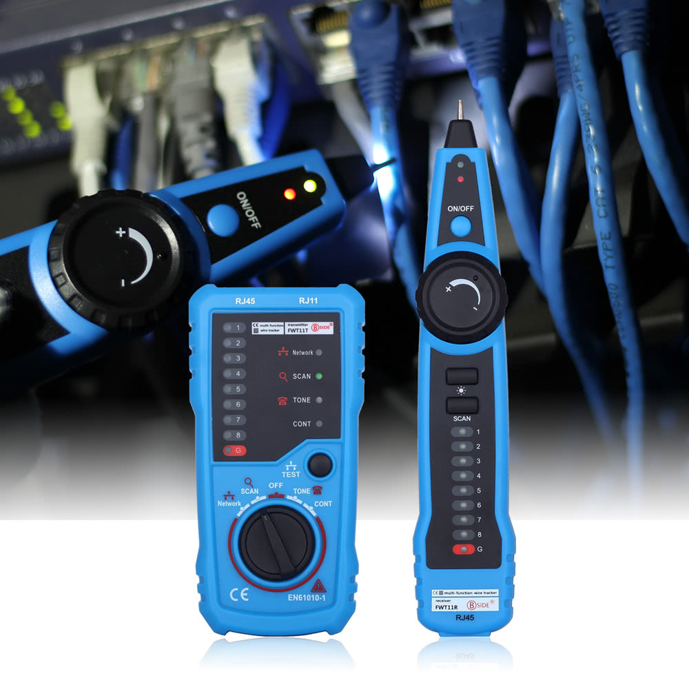 Multi-functional Handheld Wire Tester Tracker Line Finder Cable Testing Tool for Network Maintenance