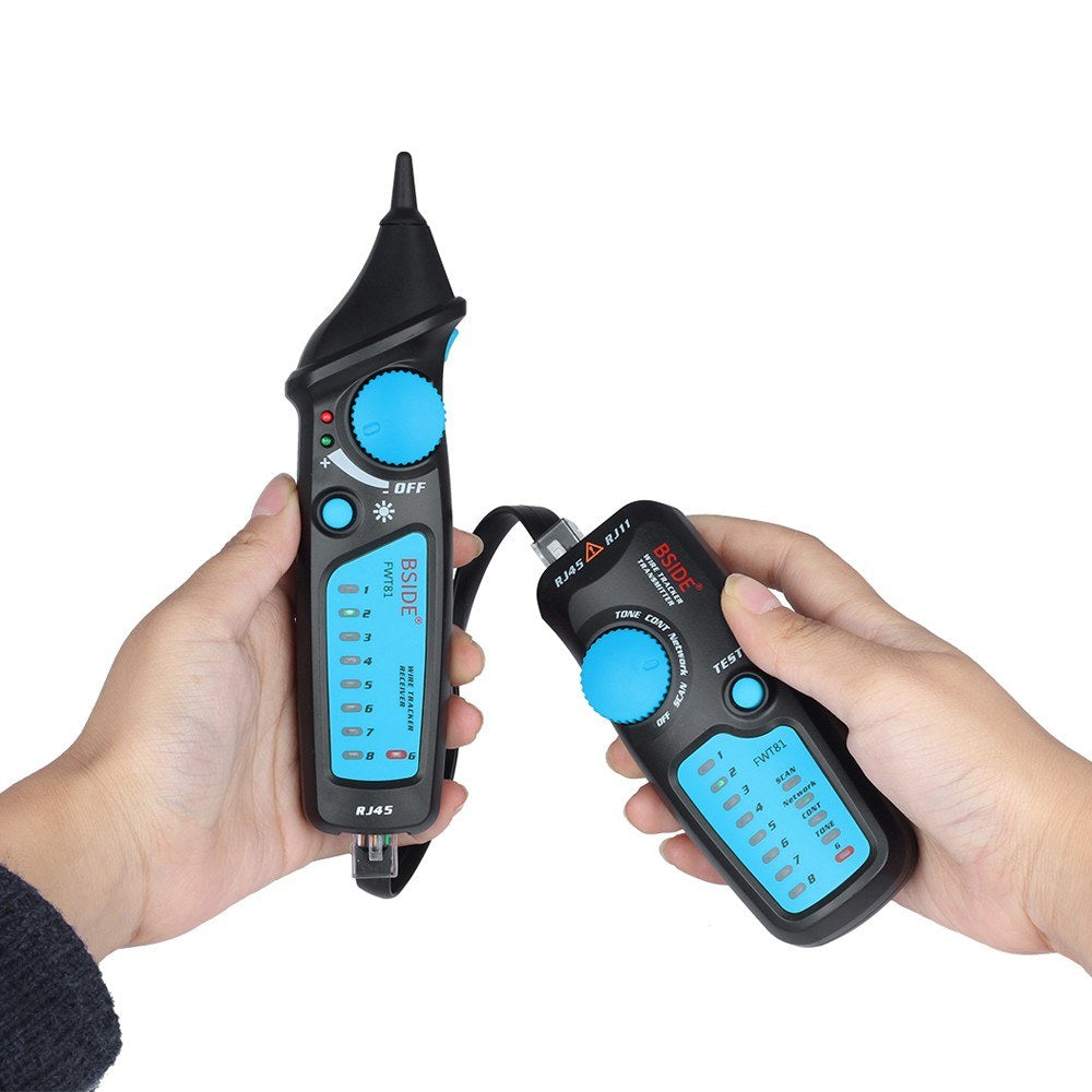 BSIDE Multi-functional LCD Network Cable Tester Wire Tracker RJ11 RJ45 Wire Network Cable Finder