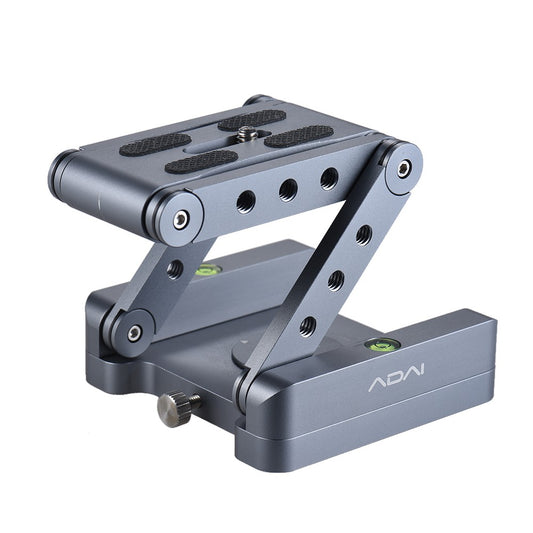 Aluminum Alloy Folding Z Tilt Head Z Flex Tilt Tripod Head - Silver