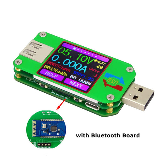 RD UM24C USB 2.0 Color LCD Display Tester Voltage Current Meter Voltmeter Ammeter Battery Charge Cable Impedance Measurement Communication Version