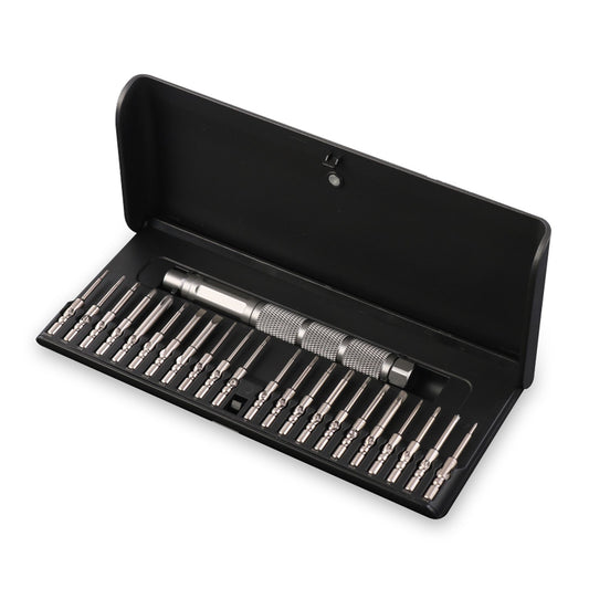 23 in 1 S2 Steel Screwdriver Multifunctional Repair Dismantle Tool Phone Glasses Camera Laptop Computer - Silver