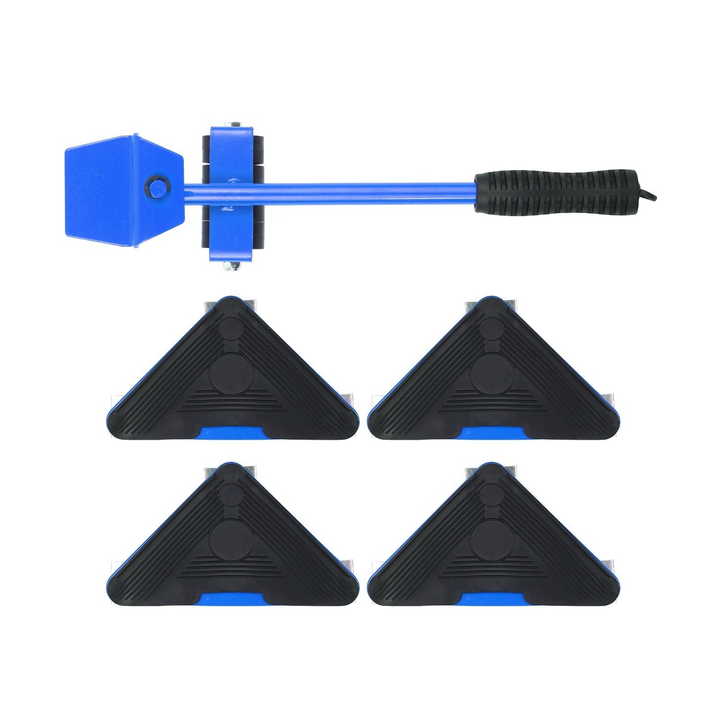 Moving Tool Heavy Duty Furniture Lifter with 4 Sliders Shifter Object Mobile Tool Mover Household Hand Tool Set - Blue