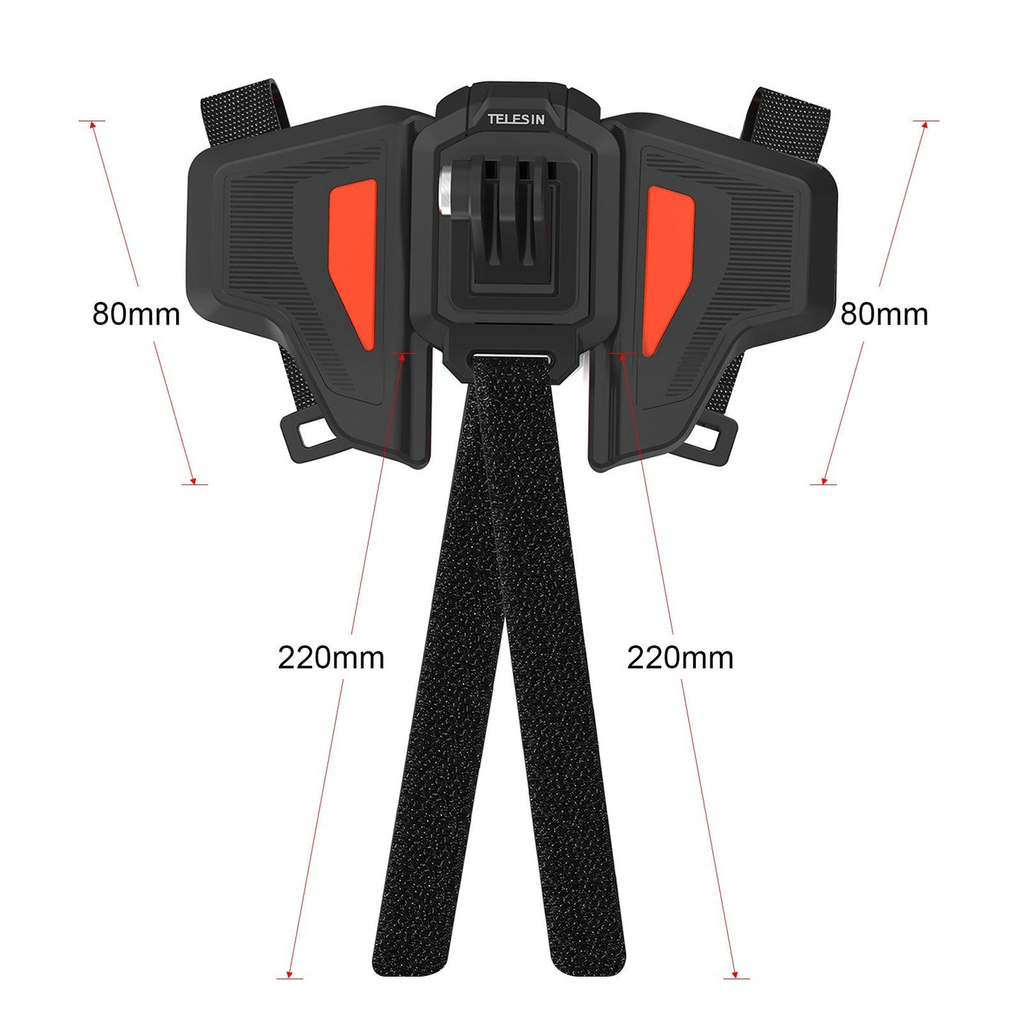 Uniqkart GP-HBM-MT2 2nd Generation Motorcycle Helmet Mount Compatible with GoPro Hero 9 DJI Osmo ACTION Insta360
