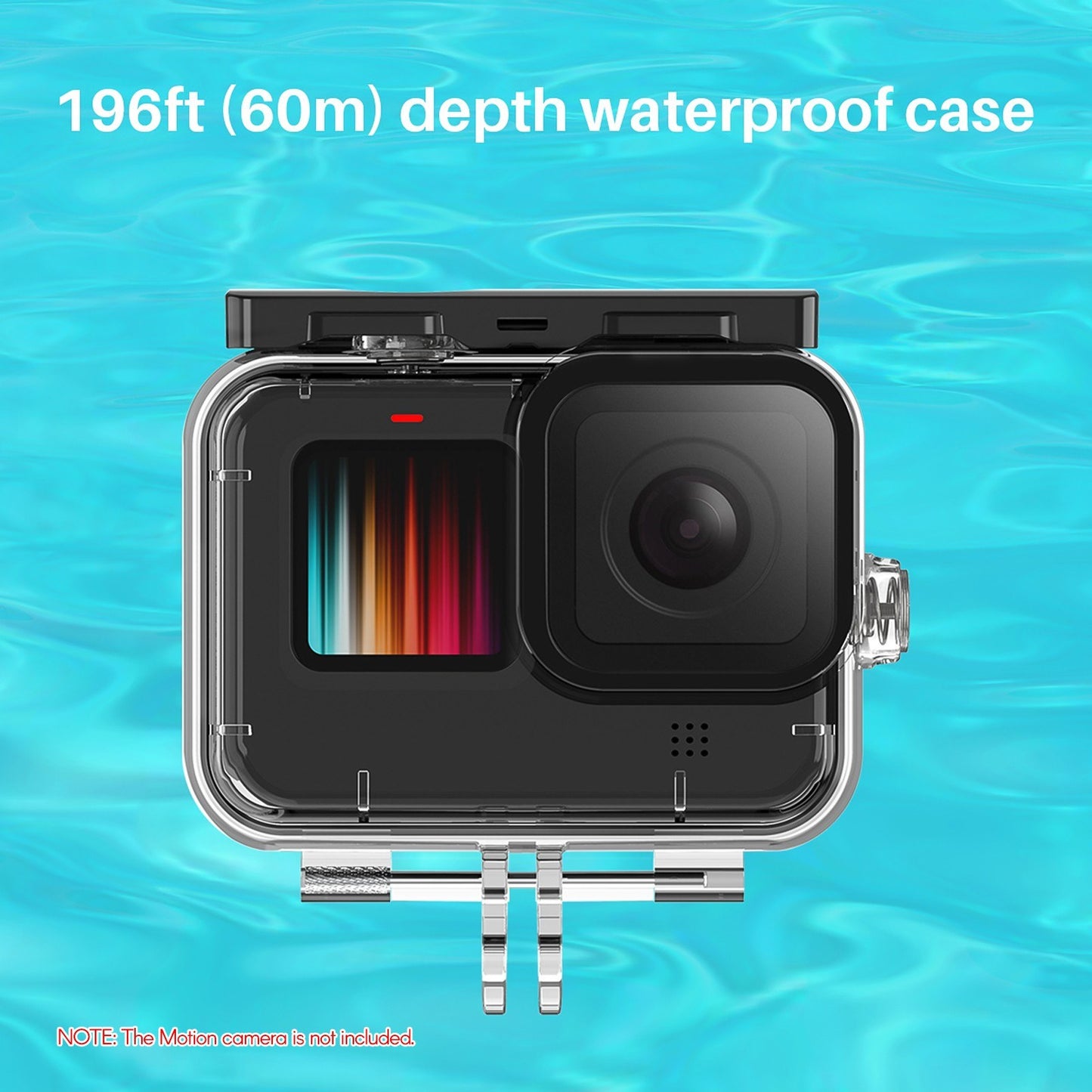 Ulanzi Protective Waterproof Case Diving Housing Underwater 60m Replacement for GoPro Hero 9 Black