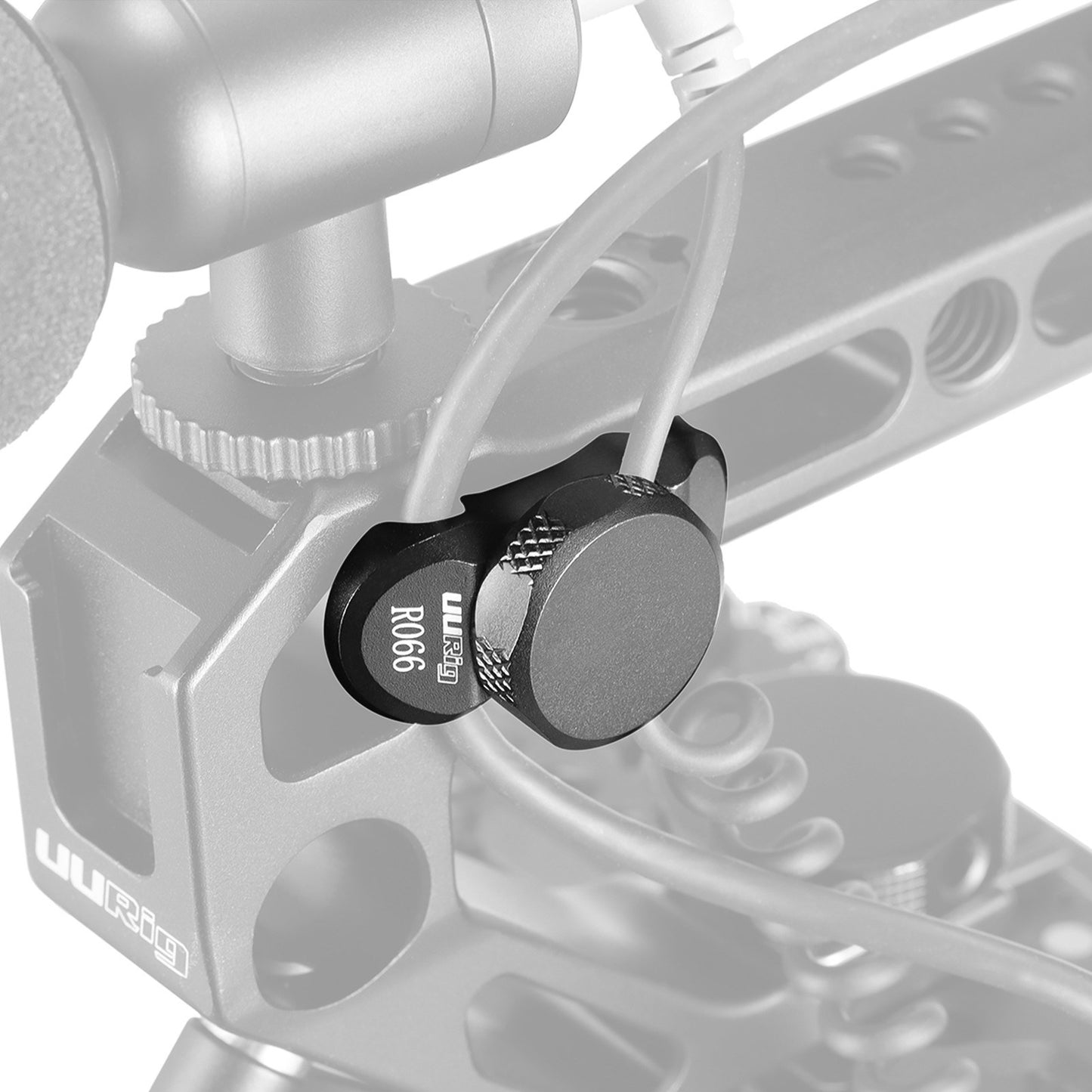 Uniqkart R066 Universal Cable Holder Lock Metal Clip Camera Cage Cable Clamp for 3mm-6mm Diameter Cables