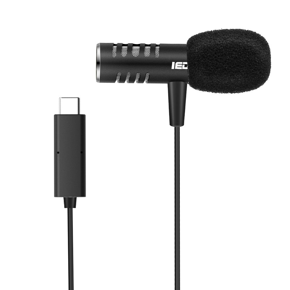 IEDiSTAR Omnidirectional Lavailier Microphone Dual Condenser Lapel Mic 9.8ft/3 Meters Cable for DJI OSMO Pocket Smartphone