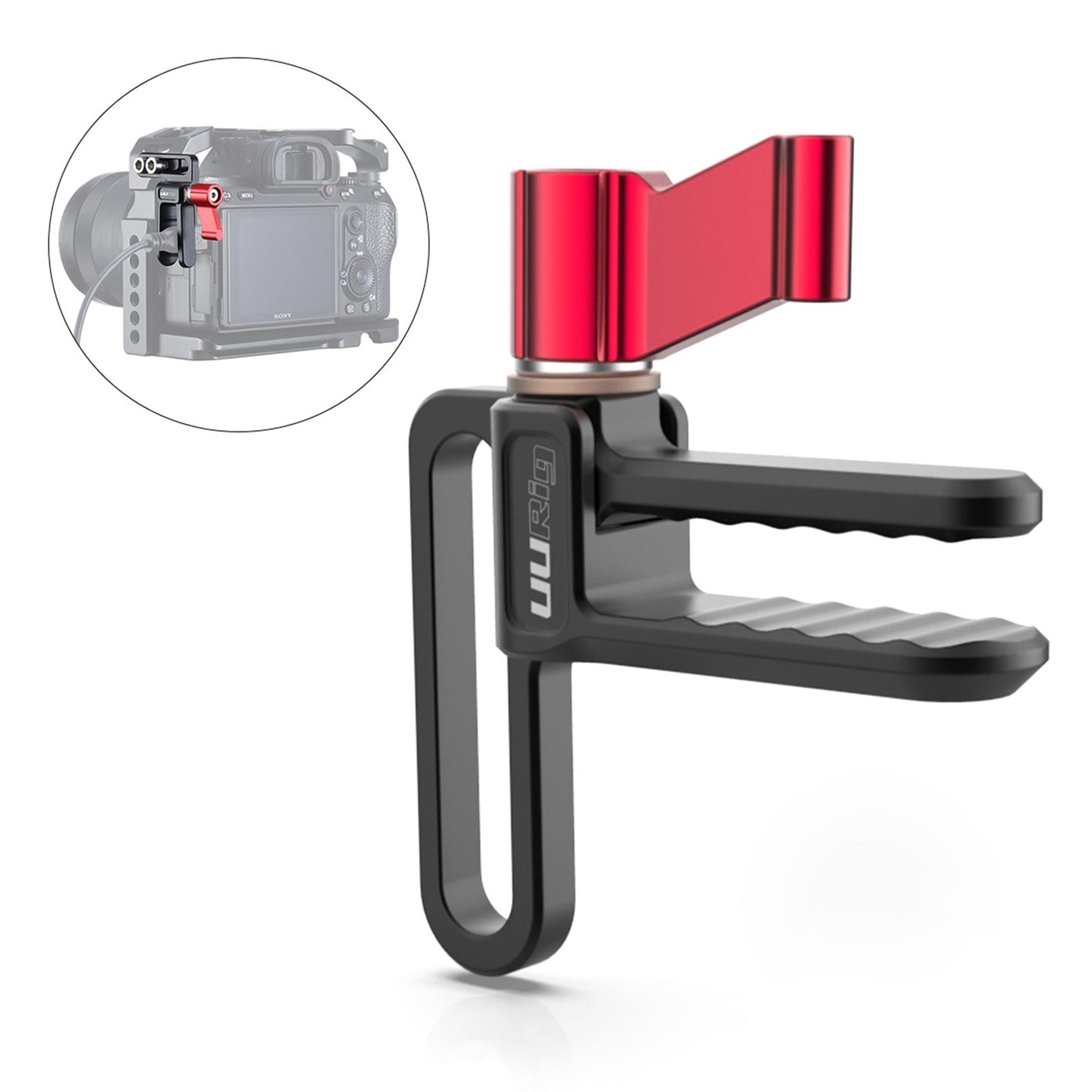 Uniqkart R068 Camera Cable Clamp Data Line Tie Holder Clip Aluminum Alloy for Camera Cage
