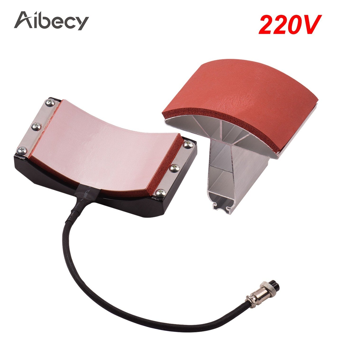 Aibecy Hat Cap Press Mat Pad 5.5x3 Inch 110V for Heat Press Machine Hat Heating Machine - 220V