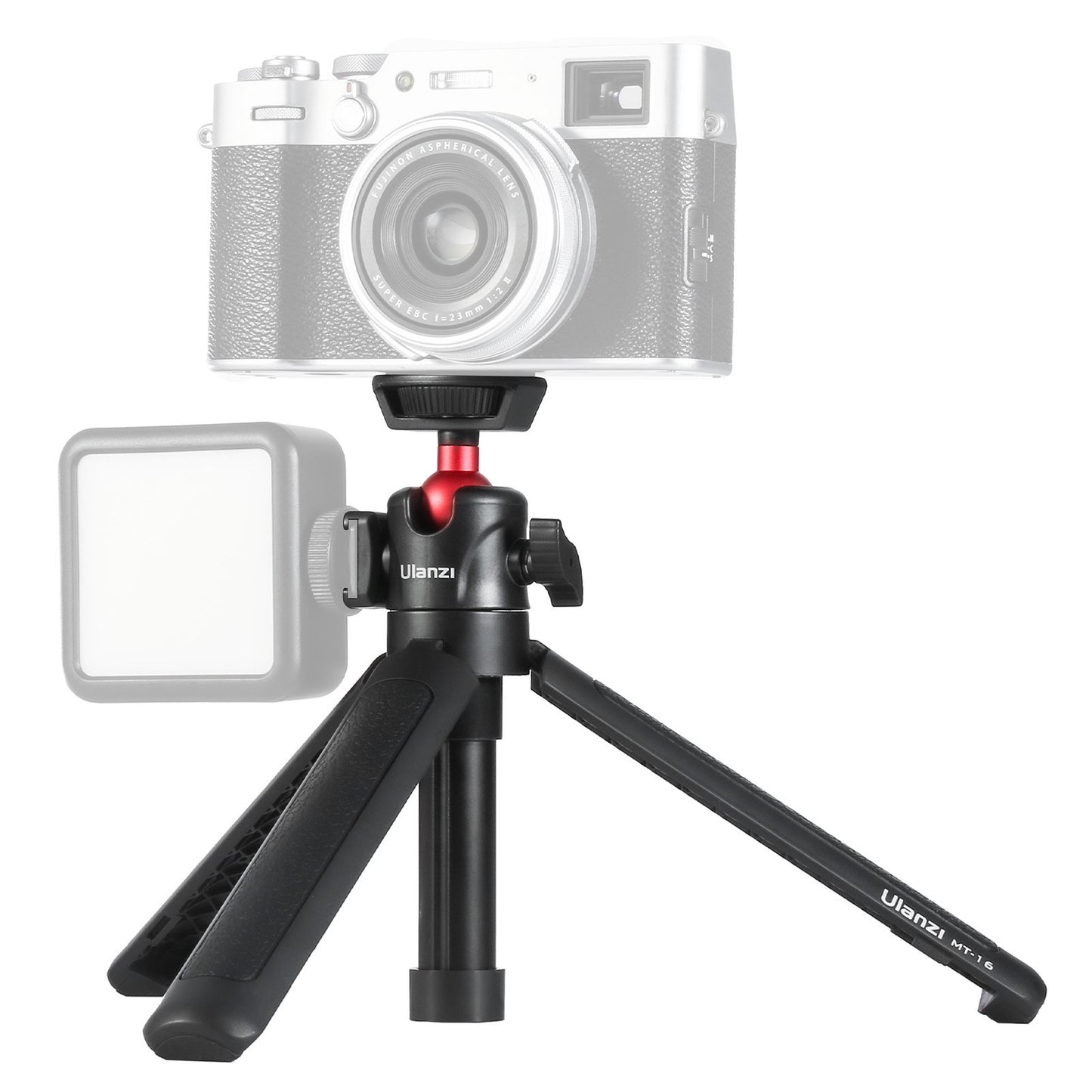 Ulanzi MT-16 Extendable Selfie Stick Tripod 4-Section 44cm 2KG Payload with 360&#176; Swivel Ball Head