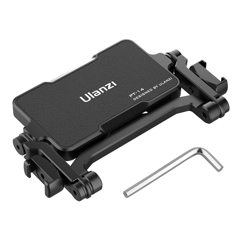 Uniqkart PT-14 Camera Flip Mirror Bracket Selfie Vlog 360 Degree Rotation Mount for Mirrorless Camera