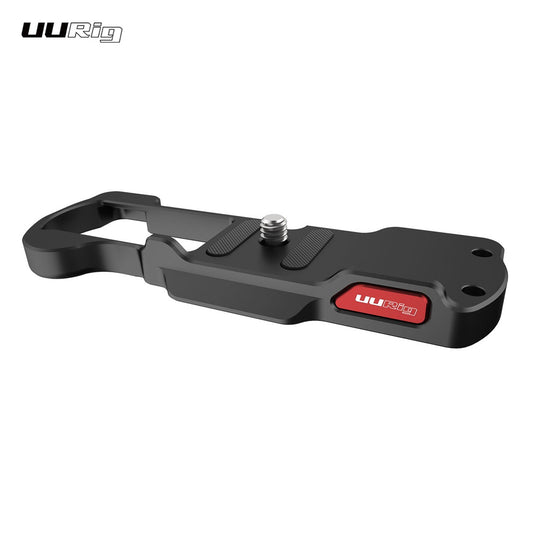 Uniqkart R064 Metal Bottom Plate Quick Release Plate Vertical Shooting Bracket for Panasonic Lumix G100 Camera