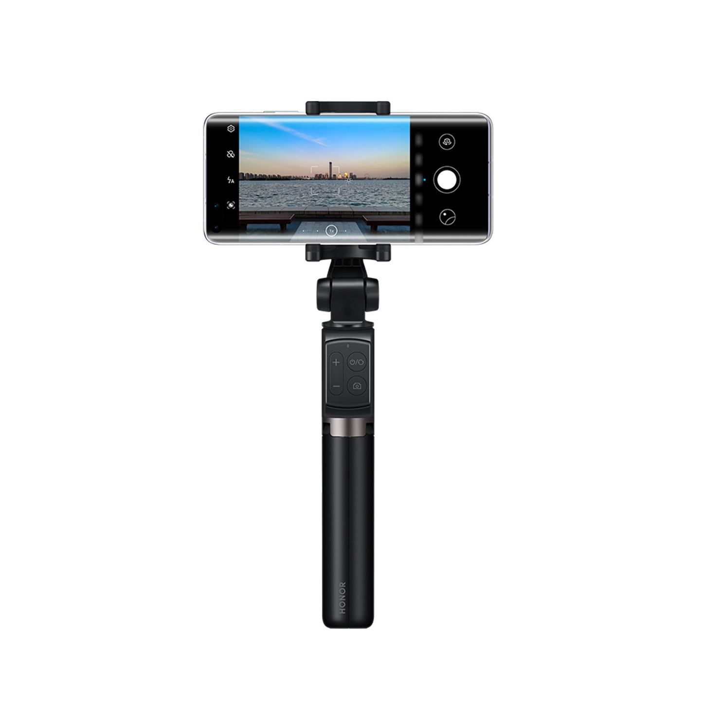 Honor Tripod Selfie Stick Pro Portable Wireless BT3.0 Monopod with Four-Key Mini Controller for iOS Android Smartphones - Black