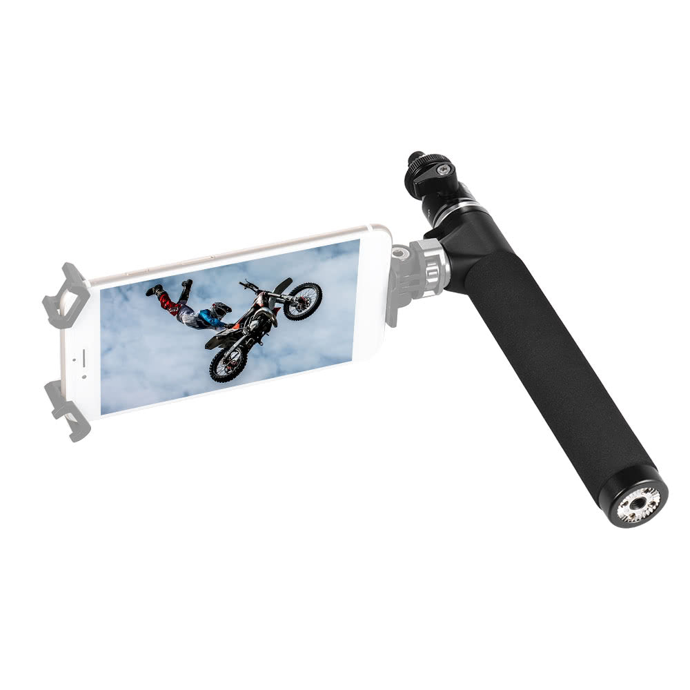KINGJOY H100D-63 Extendable Selfie Stick Extension Pole Rod with 1/4&quot; Screw for Gopro Hero5 4 3 3+ Action Camera for DJI OSMO Handheld Stabilizer