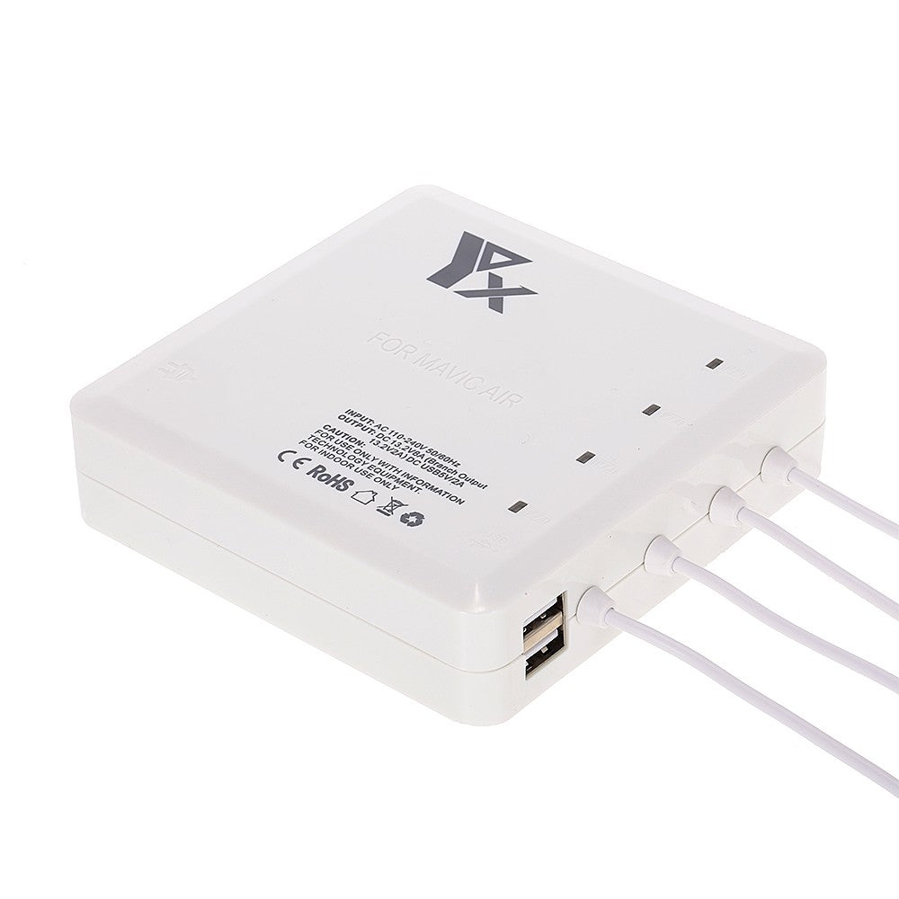 Battery Charging Hub 6 in 1 Intelligent Battery Charger for DJI Mavic AIR - US Plug